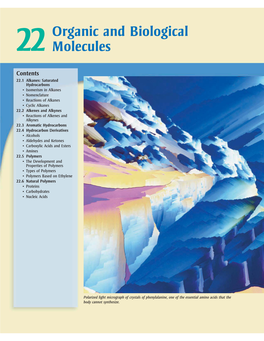 22Organic and Biological Molecules