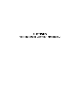 Plotinus--PDF Version