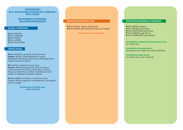 RESPONSABLE De La Maison Départementale Des Solidarités
