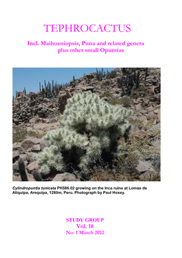 TEPHROCACTUS Incl