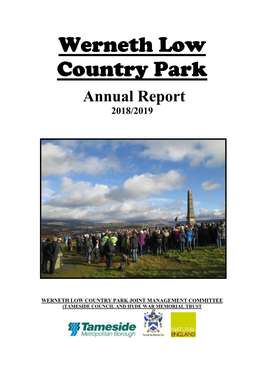 Werneth Low Country Park Annual Report 2018/2019
