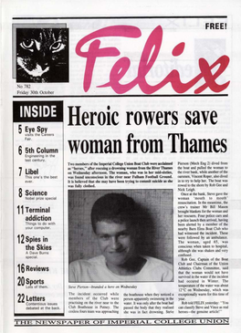 Felix Issue 758, 1987