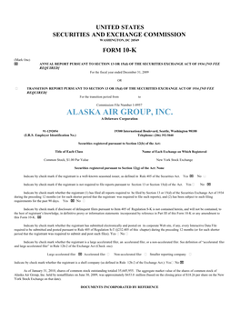 ALASKA AIR GROUP, INC. a Delaware Corporation