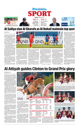 Al Attiyah Guides Clinton to Grand Prix Glory