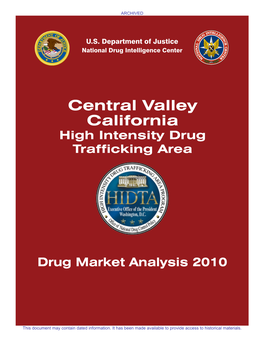 Central Valley California High Intensity Drug Trafficking Area