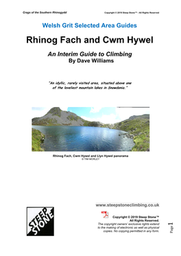Rhinog Fach and Cwm Hywel