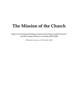 The Mission of the Church