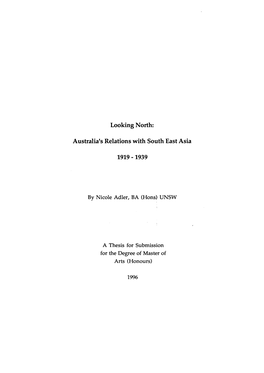 Australia's Relations with South East Asia