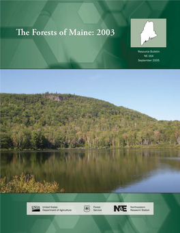 The Forests of Maine: 2003