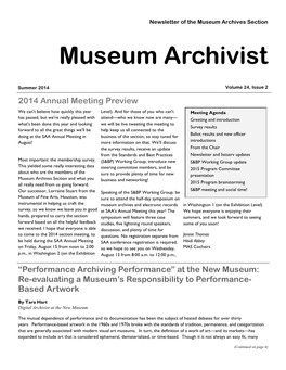 Museum Archivist