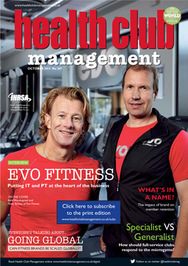 Health Club Management October 2013