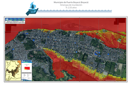 Municipio De Puerto Boyacá (Boyacá) Amenaza De Inundación Tr. 2.33 Años