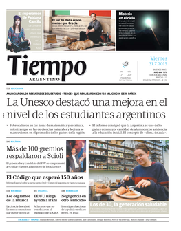 La Unesco Destacó Una Mejora En El Nivel De Los Estudiantes Argentinos