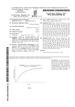 WO 2015/105458 Al 16 July 2015 (16.07.2015) W P O P C T