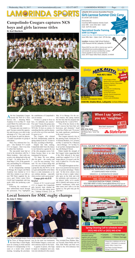 Lamorinda Weekly Issue 7 Volume 11