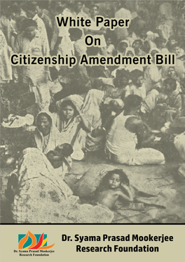 White Paper on Citizenship Amendment Bill