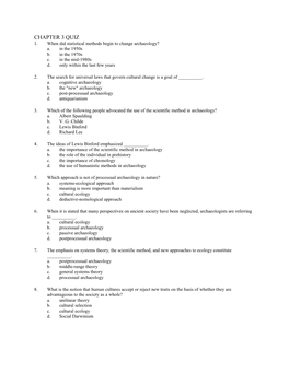 Chapter 3 Quiz 1