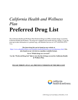 California Health & Wellness