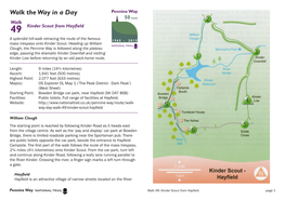 Walk the Way in a Day Walk 49 Kinder Scout from Hayfield