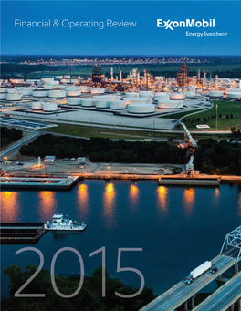 2015 Financial & Operating Review