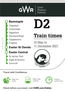 Exeter to Barnstaple (The Tarka Line)