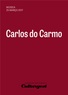 Carlos Do Carmo © Simon Frederick