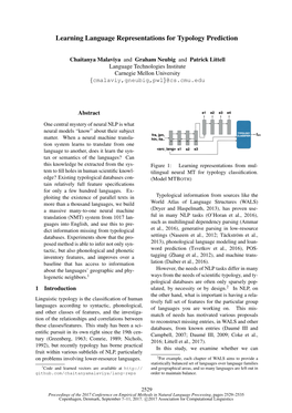 Learning Language Representations for Typology Prediction