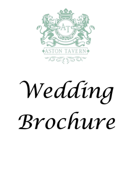 Wedding Brochure