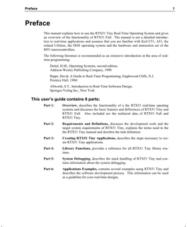 Real-Time Operating System and Gives an Overview of the Functionality of RTX51 Full