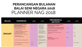 Planner Nag 2018