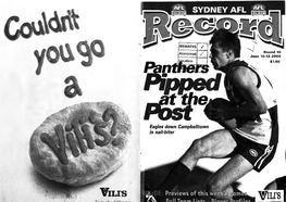 Sydney AFL Sydney AFL Games