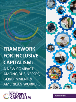 Framework for Inclusive Capitalism: a New Compact Among Businesses, Government & American Workers