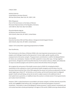 CSO CSW Postponement Letter 2Mar2020 Final