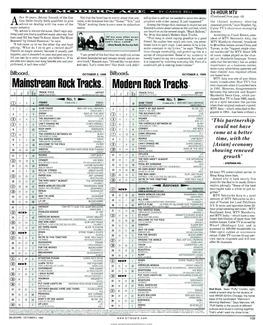 Modern Rock Tracks.. in 1991