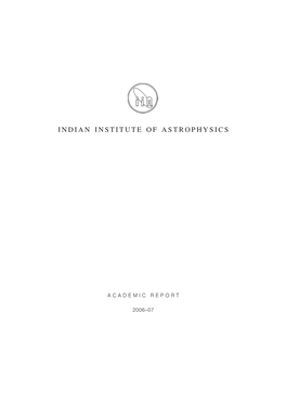 Indian Institute of Astrophysics