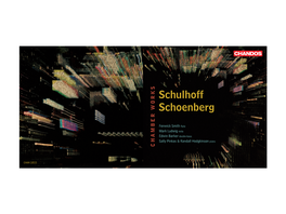 Schulhoff Schoenberg