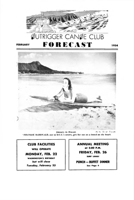 Forecast 1954