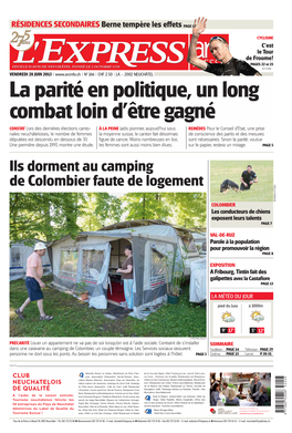 Ils Dorment Au Camping De Colombier Faute De Logement BERNARD PYTHON COLOMBIER Les Conducteurs De Chiens Exposent Leurs Talents PAGE 7