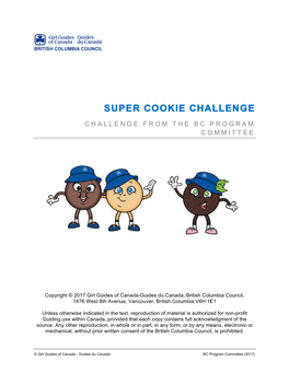 Super Cookie Challenge