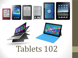 Ereaders & Tablets