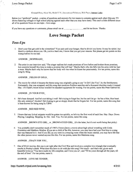 Love Songs.Pdf