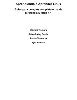 Aprendiendo a Aprender Linux