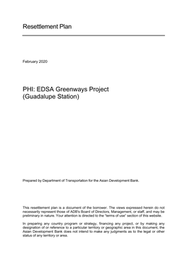 EDSA Greenways Project (Guadalupe Station)