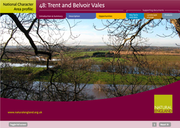 48: Trent and Belvoir Vales Area Profile: Supporting Documents