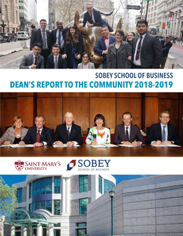 Dean's Report to the Community 2018-2019