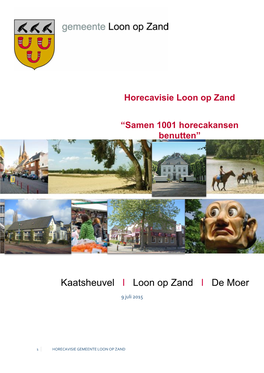 Horecavisie Gemeente Loon Op Zand