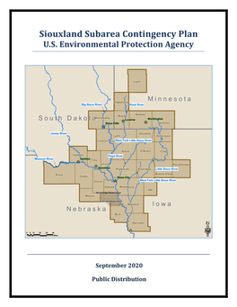 Siouxland Subarea Contingency Plan U.S