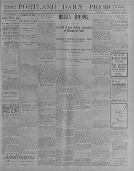 Portland Daily Press: July 20, 1900