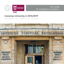 Comenius University in Numbers and Graphs 2018/2019