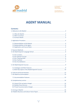 Agent Manual